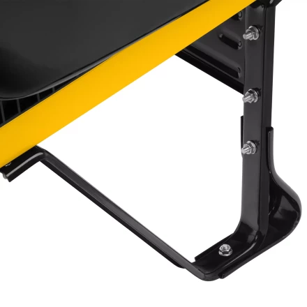 Тачка строительная усиленная объем 140 л 250 кг двухколесная колесо 15х6.00-6 Denzel 69000 купить в Когалыме