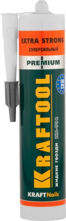 Клей монтажный KRAFTOOL KraftNails Premium KN-901, сверхсильный универсальный, для наружных и внутренних работ, 310мл 41343_z01 купить в Когалыме