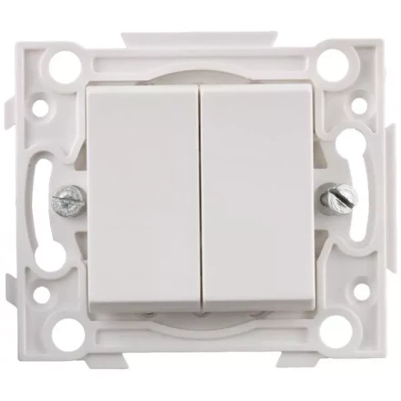 Выключатель СВЕТОЗАР проходной двойной SV-55231-2 купить в Когалыме