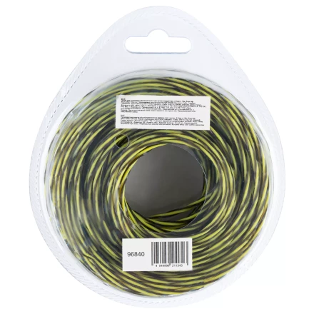 Леска для триммера двухкомпонентная витая квадратная, 2,0мм х 15м, блистер SkyCutter Denzel 96840 купить в Когалыме