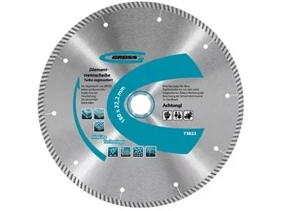 Диск алмазный 180 х 22,2 мм турбо с лазерной перфорацией сухое резание GROSS 73032 купить в Когалыме