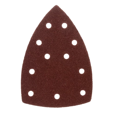 Треугольник абразивный на ворc. подложке под "липучку", перф., P 60, 150х150х100 мм, 5 шт. Denzel 738587 купить в Когалыме