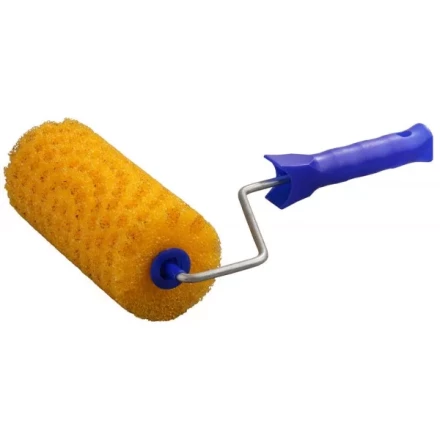 Валик "СТРУКТУРНЫЙ ПОРОЛОН В ГОРОШЕК" малярный в сборе, бюгель 6мм, 80x180мм, STAYER Profi 0367-18 купить в Когалыме