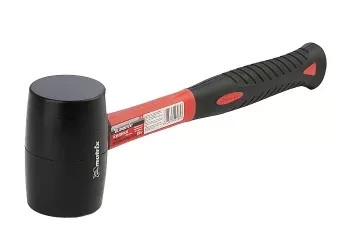 Киянка резиновая, 450 г, черная резина, фибергласовая рукоятка MATRIX 11185 купить в Когалыме