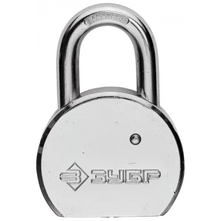 Замок навесной ЗУБР "серия 271" с закаленной дужкой, стальной корпус, 55мм 4-37271-55 купить в Когалыме