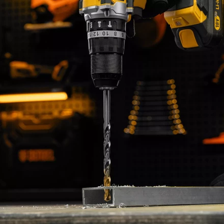 Сверло спиральное по металлу Denzel, 9 х 175 мм, Р6М5, Golden Tip, удлиненное 718262 купить в Когалыме