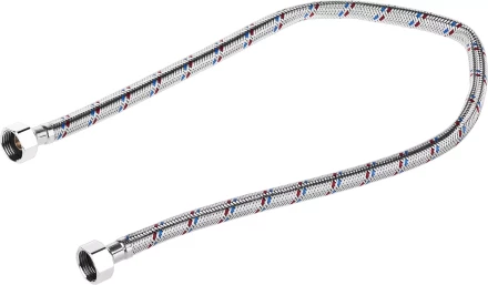 Подводка гибкая ЗУБР для воды, оплетка из нержавеющей стали, г/г 1/2" - 0,6м 51005-G/G-060 купить в Когалыме