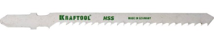 Полотна KRAFTOOL, T227D, для эл/лобзика, HSS, по мягкому металлу, фигурный рез, EU-хвост., шаг 3мм, 75мм, 2шт 159558-3 купить в Когалыме