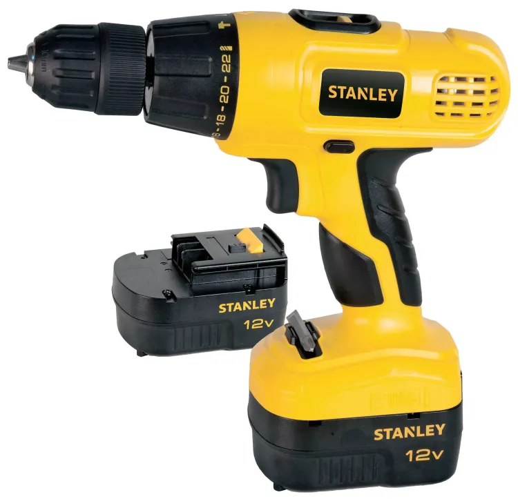 Дрель аккумуляторная Stanley STDC12HBK в кейсе купить в Когалыме
