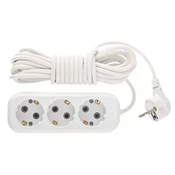 Удлинитель бытовой серия УХз-10-305, с заземлением, 5м, 3 розетки, 10A Stern 95767 купить в Когалыме