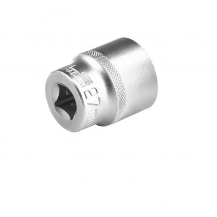 Головка торцевая 27 мм двенадцатигранная CrV под квадрат 1/2 хромированная Stels 13671 купить в Когалыме
