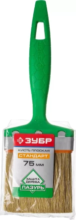 Кисти плоские ЛАЗУРЬ серия СТАНДАРТ купить в Когалыме