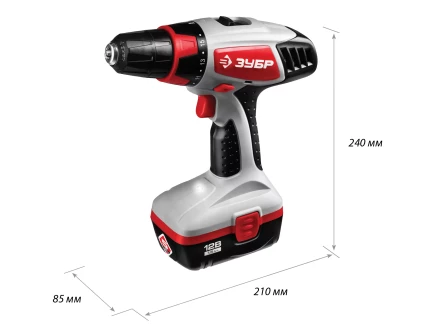 Дрель-шуруповерт 2 АКБ ЗДА-12-2 КИН серия МАСТЕР купить в Когалыме