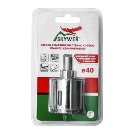 Сверло алмазное 25 мм (кафель,стекло,гранит,керамогранит) SKYWER купить в Когалыме