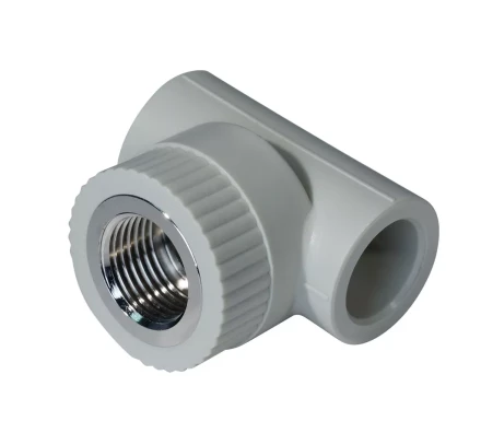 Тройник комб. PP-R ВР 25мм х 3/4 серый (25/75) 44251 купить в Когалыме