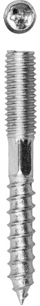 ЗУБР. Шпилька сантехническая, шестигранник, Torx 25, оцинкованная, М10x120мм, 2шт 37870-10-120-2 купить в Когалыме
