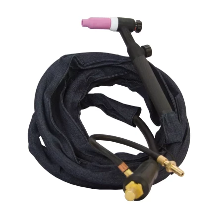 Горелка SRT-17V 4м 35мм2 комплект - цанга 1,6 2,0 2,4 сопло №4 5 6 FoxWeld купить в Когалыме