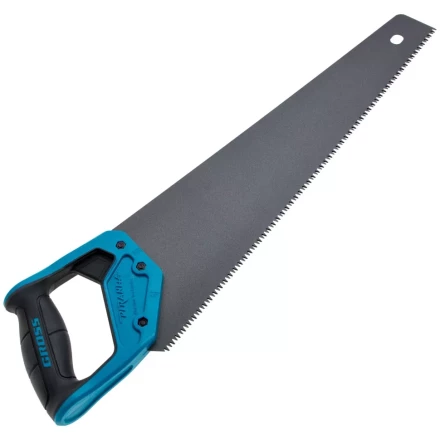 Ножовка по дереву "PIRANHA", 450 мм, 7 TPI, 3D-зуб, тефлоновое покрытие полотна, двухкомпонентная рукоятка Gross 24114 купить в Когалыме