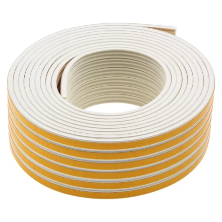 Уплотнитель резиновый, 24 м, профиль "E", белый Сибртех 88905 купить в Когалыме