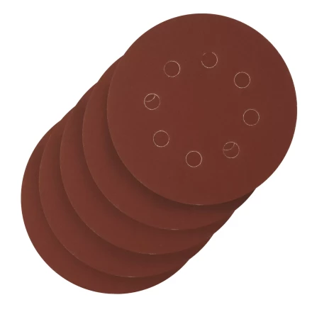 Круг абразивный на ворсовой подложке под "липучку", перфорированный, P 600, 125 мм, 5 шт Сибртех 738167 купить в Когалыме