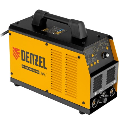 Аппарат инвертор. аргонодуговой сварки ITIG-200 DС Pulse Cold Weld, 200 А, ПВ 60%// Denzel 94329 купить в Когалыме