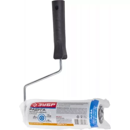 Валик ЗУБР "СТАНДАРТ" РАДУГА поролоновый, 180 мм 03605-20_z01 купить в Когалыме