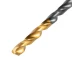 Сверло по металлу, 3 мм, HSS-Tin, Golden Tip, 10 шт. Denzel 717205 купить в Когалыме