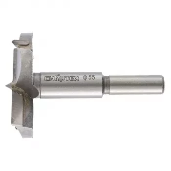 Сверло Форстнера по дереву 53 мм цилиндрический хвостовик СИБРТЕХ 704853 купить в Когалыме