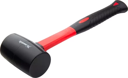 Киянка резиновая, 680 г, черная резина, фибергласовая рукоятка MATRIX 11193 купить в Когалыме
