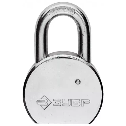 Замок навесной ЗУБР "серия 271" с закаленной дужкой, стальной корпус, 65мм 4-37271-65 купить в Когалыме