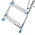 Стремянка Сибртех 97836, 4 ступени, стальная, оцинкованная купить в Когалыме