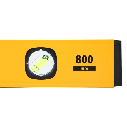 Уровень алюминиевый Denzel 33692, магнит, фрезерованный, 3 глазка (1 зеркал.), 0,5 мм/м, 800 мм купить в Когалыме