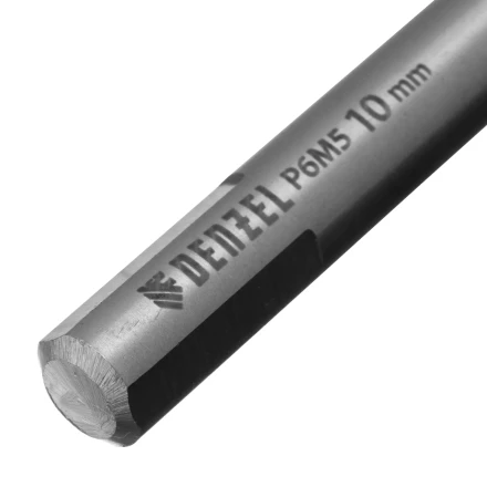 Сверло спиральное по металлу Denzel, 10 х 184 мм, Р6М5, Golden Tip, удлиненное 718263 купить в Когалыме