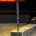 Сверло спиральное по металлу Denzel, 10 х 184 мм, Р6М5, Golden Tip, удлиненное 718263 купить в Когалыме