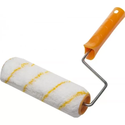 Валик GIRPAINT ПОЛИАКРИЛ малярный в сборе, ворс 10мм, бюгель 6мм, 30х150мм, STAYER Master 0315-15 купить в Когалыме