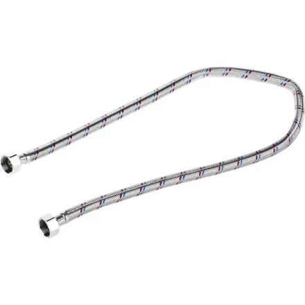 Подводка гибкая ЗУБР для воды, оплетка из нержавеющей стали, г/г 1/2" - 0,8м 51005-G/G-080 купить в Когалыме