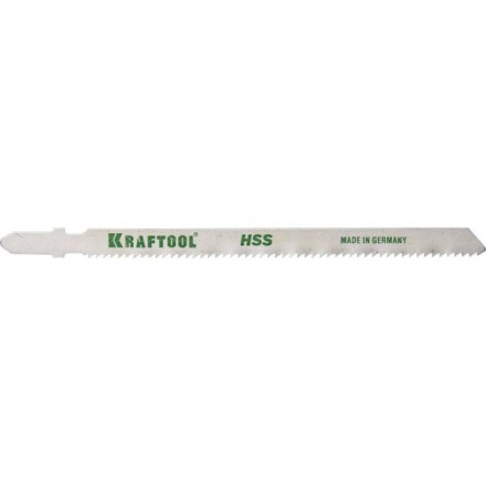 Полотна KRAFTOOL, T318B, для эл/лобзика, HSS, по металлу (2,5-6мм), EU-хвост., шаг 2мм, 110мм, 2шт 159552-2 купить в Когалыме