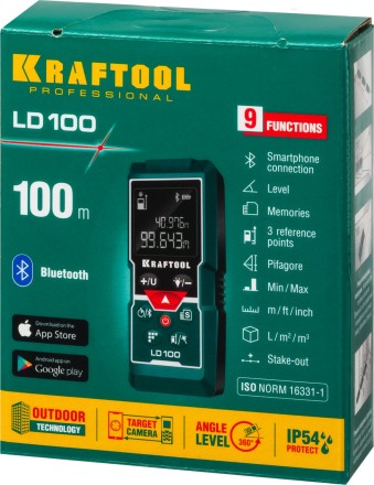 Дальномер лазерный LD-100, 100м 34765 купить в Когалыме