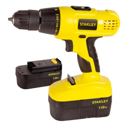 Дрель аккумуляторная Stanley STDC18HBK в кейсе купить в Когалыме