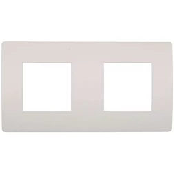 Панель СВЕТОЗАР накладная горизонтальная, 2 гнезда SV-55210-2