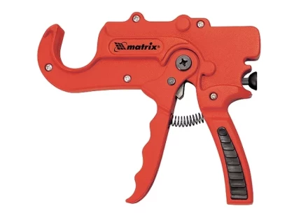 Ножницы для резки изделий из ПВХ пистолетного типа D - до 36 мм обрезиненная опорная рукоятка порошковое покрытие MATRIX 78416 купить в Когалыме