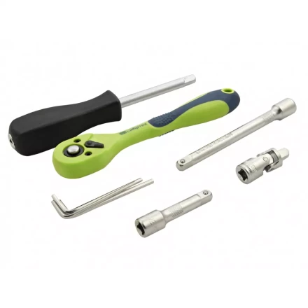 Набор инструментов 56 предметов, CrV, 1/4" Сибртех 13525 купить в Когалыме