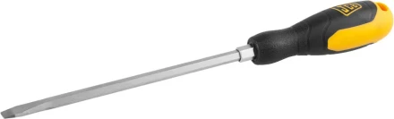 Отвертка JCB, хромомолибденовая сталь S2, двухкомпонентная рукоятка, магнитный наконечник, SL 8х200мм JSD018 купить в Когалыме