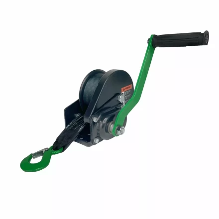 Лебедка ручная барабанная с тормозом HITCH HWB 500 500 кг лента 10 м (SZ073181) купить в Когалыме