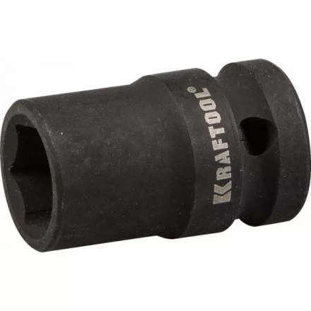 Торцовая головка KRAFTOOL "INDUSTRIE QUALITAT" ударная (1/2"), FLANK, Cr-Mo, фосфатированная, 13 мм 27940-13_z01 купить в Когалыме