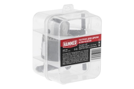 Патрон для дрели HAMMER Ф13мм 3/8&quot; (208-103) купить в Когалыме
