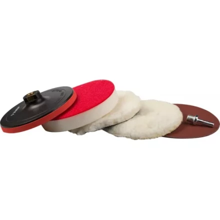 Набор ЗУБР "ЭКСПЕРТ" насадки полировальные для дрели/УШМ, 150мм, 7шт 3591-150-H7 купить в Когалыме