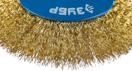 ЗУБР "ПРОФЕССИОНАЛ". Щетка коническая для УШМ, витая латунированная стальная проволока 0,3мм, 100ммхМ14 35267-100_z02 купить в Когалыме