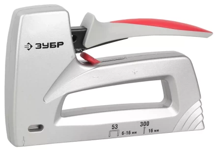Степлер ЗУБР , пластинчатая пружина, литой корпус, 2 в 1, тип53: 6-14мм, тип 300: 16мм 31503_z01 купить в Когалыме