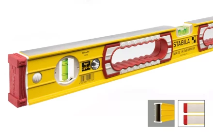 Уровень 183 см  тип 196-2   3 глазка  15237   STABILA купить в Когалыме